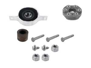 ES#5460160 - f30340xdsohKT - Driveshaft Overhaul Kit - Includes the basic components needed when replacing the center support bearing and front universal joint, featuring quality aftermarket components - Assembled By ECS - BMW