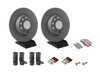 ES#5470150 - TA0SRBS2KT - Rear Brake Service Kit - Basic (272x10) - Includes Zimmermann Rotors and EBC Ultimax Pads - Assembled By ECS - Audi Volkswagen