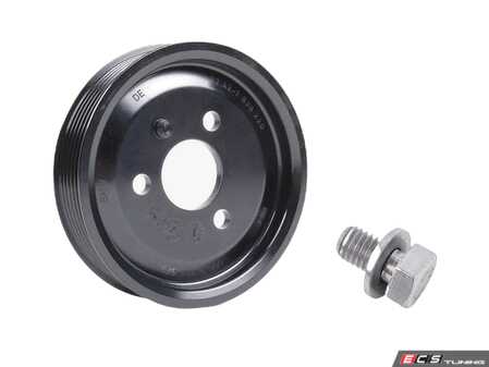 ES#5470321 - 32427838220KT - Power Steering Pump Pulley With Hex Bolt  - When Replacing the Pulley on Your Power Steering BMW Does Not Recommend Reusing the Hex Bolt. This Kit Features Both to Help Get the Job Done Efficiently. - Assembled By ECS - BMW