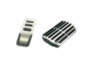 ES#5584 - b7rs4psauto - RS4/RS6 Pedal Set - Includes the brushed aluminum throttle and brake pedals - Genuine Volkswagen Audi - Audi