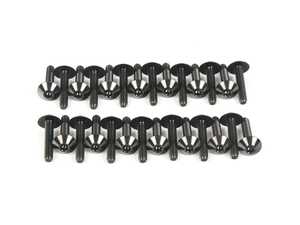 ES#5446473 - VTT-TI-BOLTS-2-B - Titanium Valve Cover Hardware Upgrade - Black - Finished in a sleek black, this kit provides a stealthy, high-end look that perfectly complements the styling of the VTT modular valve cover system. - Vargas Turbo Technologies - BMW