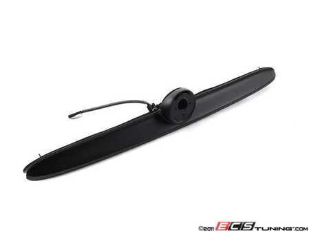 ES#78595 - 51138231892 - Trunk Lid Trim/Handle - With Key Button - Black. The trim panel that is located above the license plate - Genuine BMW - BMW