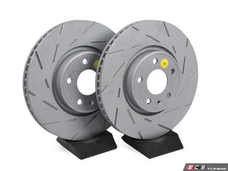 ES#2620629 - USR1838 - Front Slotted Brake Rotors - Pair (320x30) - Reduce the fading, improve your braking - EBC - Audi