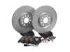 ES#5425423 - 8N0615301A1KT - Front Brake Service Kit (312x25) - Featuring SHW Performance rotors and ECS DD23 ceramic pads - Assembled By ECS - Volkswagen