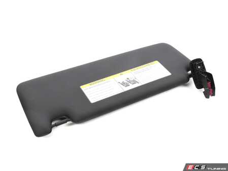 ES#4190186 - 51168097334 - SUN VISOR WITH LABEL, RIGHT - Genuine BMW - BMW