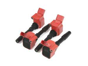 ES#3691803 - 06h905110lKT -  Red Top Ignition Coils - Set Of Four  - Add 8V RS3/B9 S4 spark to your 1.8T/2.0T Gen3 engine with these red top coil packs! - NFIS Original Equipment - Audi Volkswagen