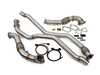 ES#4727517 - 40tdpcKT - Catted Downpipe With Midpipe And O2 Sensor  - Allow turbos to spool faster and generate more power lower in the RPM range. - ARM Motorsports - Audi