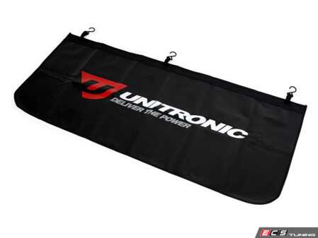 ES#5480842 - UH046-GR3 - Unitronic Fender Cover - Durable vinyl construction with Unitronic branding, perfect for helping to keep your car looking fresh while you work. - Unitronic - Audi Volkswagen Porsche