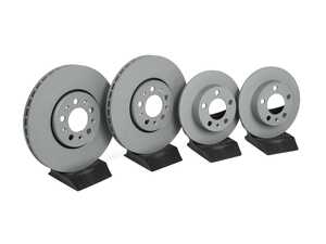 ES#5445572 - mk4frrKT - Front & Rear Z-Coat Brake Rotors - Set (288x25/232x9) - Featuring "Coat Z-Anti Corrosion" coating - Zimmermann - Volkswagen