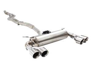 ES#4699044 - ESBM2FVKCS - Varex Cat Back System - Valved Dual 2.5" to Single 3" Cat Back System - XForce - BMW