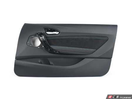 ES#3494514 - 51418075620 - Leather Door Panel - Front Right - Black/Blue - Genuine BMW - BMW