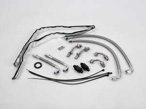 ES#5457721 - JHM-079115175Gs - Stainless Braided Turbo Oil Line And Strainer/Screen Relocation Kit *Scratch And Dent* - The solution to the pesky OEM Oil Strainer/Screen that gets clogged over time, which inevitably starves your turbos of oil (TSB-2044640) - Keep your turbos alive! - Scratch & Dent - Audi