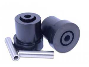 ES#5481050 - PFR85-810BLK - Powerflex Black Series Rear Beam Mounting Bushing Kit - Track/Motorsport - Eradicate rear beam flex and dial in your track-day handling! - Powerflex Black Series - Audi Volkswagen