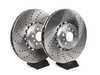 ES#5411664 - F97X3MFRPKT - Front Brake Rotors - Pair (395x36) - Featuring SHW Performance cross-drilled rotors - SHW Performance - BMW