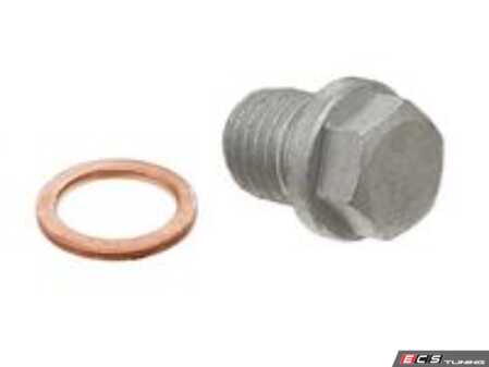 ES#5339320 - 878.020 - Engine Oil Drain Plug w/ Washer - Replace your stripped drain plug - Elring - BMW