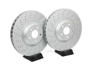 ES#4847482 - 2574210400KT1 - Front Brake Rotors - Pair - does not include rotor secure screws - Dynamic Friction  - Mercedes Benz