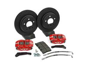 ES#4930610 - VTT-BRAKE-E9X-6- - Rear Drag Brake Conversion Kit - This kit replaces your rear brake rotors and calipers to fit 15 wheels. - Vargas Turbo Technologies - BMW