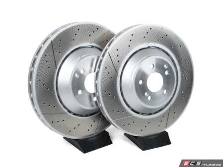 ES#5424937 - 2224212612KT3 - Front Brake Rotors - Pair (390x36) - Restore the stopping power in your vehicle. - SHW Performance - Mercedes Benz