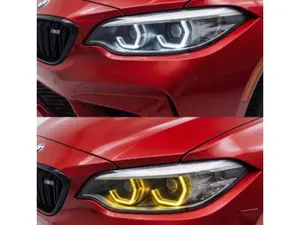 F87 F22/F23 LCI LED Headlight DRL Modules - Yellow