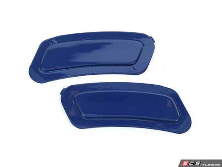 ES#4491535 - MK8GOLF-FREF-LBM - IND MK8 Painted Front Reflector Set - Lapiz Blue Metallic - Replace those ugly orange reflectors with color-matched reflector deletes made from VW factory cores! - IND - Volkswagen