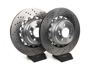 ES#4815933 - 34212284903KT - Rear Brake Rotors - Pair (385x24mm) - High-quality replacement brake rotors from an OEM supplier - SHW Performance - BMW