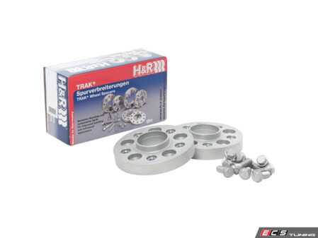 ES#2731491 - 402655711 - Trak+ Wheel Adapters - 20mm (Pair) - Adapts JDM / Toyota 5x114.3 60.1CB wheels to your VW/Audi 5x100 57.1CB vehicle. - H&R - Audi Volkswagen