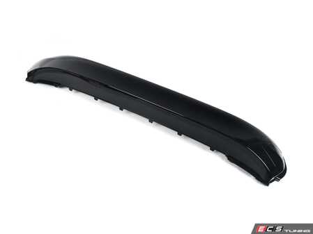 ES#5425025 - 51117376365 - Front Bumper Cover - Black  - Mounts to the bumper portion in the grille area ; Non PDC - Bremmen Parts - MINI