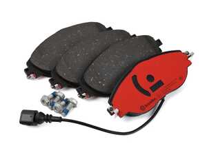 ES#4789397 - 3C0698151M - Premium Ceramic OE Equivalent Pad - Front - Brembo NAO Ceramic pads are designed to deliver improved comfort and reduced pad wear - Brembo - Volkswagen