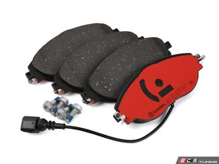 ES#4789397 - 3C0698151M - Premium Ceramic OE Equivalent Pad - Front - Brembo NAO Ceramic pads are designed to deliver improved comfort and reduced pad wear - Brembo - Volkswagen