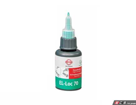 ES#4423955 - 954.010 - EL-Loc 70 - Green - 50ml - Secure pre-assembled fasteners and prevent vibration-induced loosening with this high-strength, penetrating EL-Loc 70 Green threadlocker. - Elring - Audi BMW Volkswagen Mercedes Benz MINI Porsche