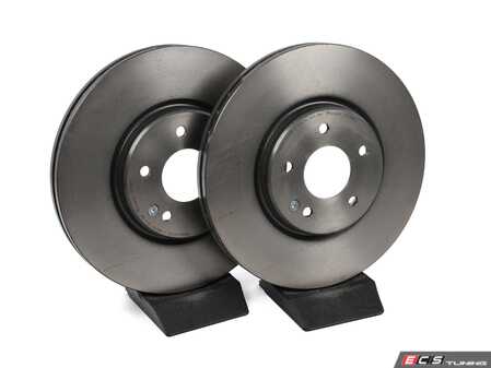 ES#2703418 - 2104211712KT2 - Front Brake Rotors - Pair - Does not include new brake rotor securing screws - Brembo - Mercedes Benz