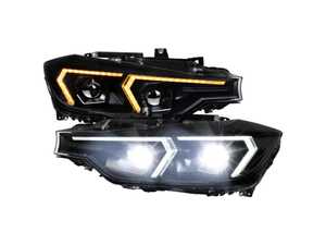 ES#5481699 - LHE-F3012JM-B-SQ - Full LED Projector Headlights W/ Switchback Sequential Turn Signal (Black Housing / Clear Lens) - Give your Euro the modern facelift it deserves. - Spec-D Tuning - BMW