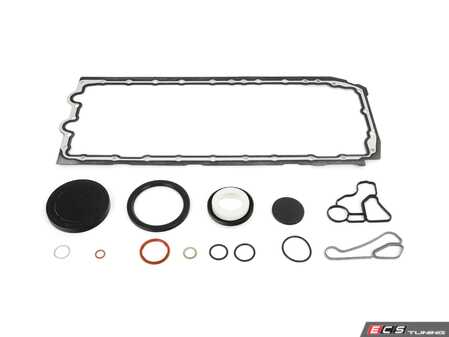 ES#4940697 - 648.530 - Crankcase Gasket Kit - Includes the majority of the seals and gaskets found on the N55 crankcase - Elring - BMW