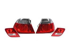 ES#4716266 - anz321105 - Anzo BMW Taillights - Red/Clear - Plug and play red/clear housings for a unique look and improved visibility. Select your favorite bulbs! - Anzo - BMW