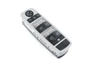 ES#1808226 - 25183002907E94 - Power Window Switch Assembly - Left Front Door - Alpaca Grey (Color Code 7E94) - Genuine Mercedes Benz - Mercedes Benz