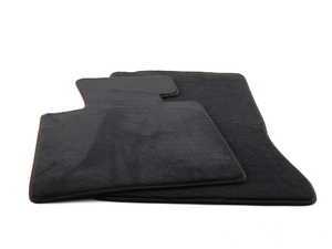 ES#122656 - 51477030765 - E85/86 Carpeted Floor Mats - Anthracite - Add style while protecting your interior with velour floor mats. - Genuine BMW - BMW