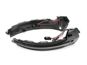 ES#4875884 - EL306 - Rennline Dynamic LED Mirror Turn Signals - Upgrade your lighting with sequential indicators and smoked lenses - Rennline - Audi