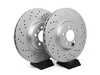ES#4794430 - CRK7446 - Z23 Evolution Sport Brake Upgrade Kit - Front - Includes Z23 Carbon-Fiber Ceramic Brake Pads, Drilled & Slotted Zinc Plated Rotors, and stainless-steel hardware - Power Stop - BMW