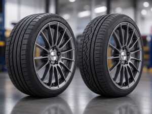 ES#5481483 - MB8-2-22545-ATK1 - 18" Alzor Style MB8 "Ready-To-Roll" Wheel & Tire Package for VW Alltrack - Continental Extreme Contact DWS06 Plus Performance Summer (225/45R18) - Square 18"x8.5" ET45 5x112 57.10CB - Gunmetal - With Professionally Mounted & Balanced Continental Extreme Contact DWS06 Plus Performance Summer Tires (225/45R18). Specifically created for your Alltrack. - Alzor - Volkswagen