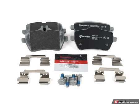 ES#4485409 - 0084200820 - Rear Ceramic Brake Pad Set P50103N - does not include brake wear sensor - Brembo - Mercedes Benz