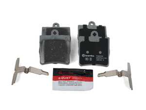 ES#4485363 - 0044201720 - Rear Brake Pad Set - Ceramic - Ceramic composite developed to meet low dust & noise requirements - Brembo - Mercedes Benz