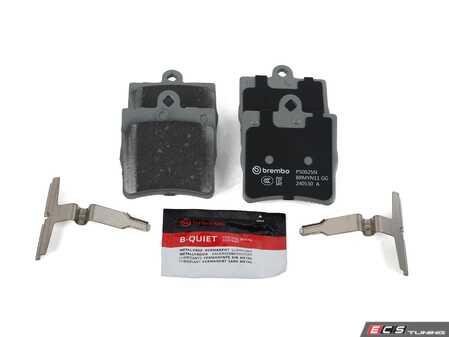 ES#4485363 - 0044201720 - Rear Brake Pad Set - Ceramic - Ceramic composite developed to meet low dust & noise requirements - Brembo - Mercedes Benz