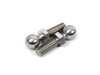 ES#5482047 - 042121la03KT - Heavy Duty Rear Headlight Leveling Sensor Rod (37146752797) - Upgrade from brittle plastic with flexible polyurethane and corrosion-resistant stainless steel ball studs, ensuring a direct, bolt-on fit that prevents sensor-destroying binding. - ECS - BMW MINI