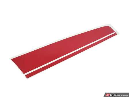 ES#4849498 - 51145B4EAB0 - JCW Chili Red Hood Stripe Decal - Long stripe design that applies to the body of the vehicle - Genuine MINI - MINI