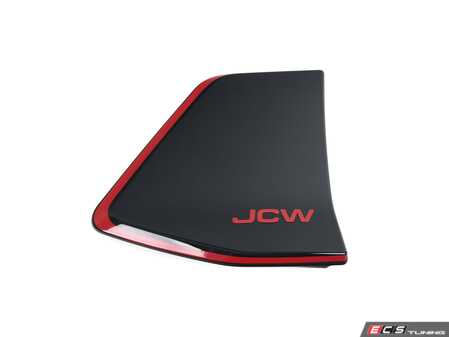ES#4836027 - 51115B3A2C5 - JCW Front Winglets in Black High-Gloss - Left  - Used on the JCW Body kit cars as an upgrade/add on - Genuine MINI - MINI