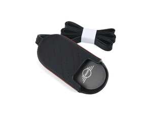 ES#4763579 - 82205B30D96 - JCW MINI Key Wallet - Black/Red - Priced Each  - Used to hold the key fob - Genuine MINI - MINI