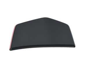 ES#4836035 - 51125B3A373 - JCW Rear Winglet Left  - Black and chili red winglet add ons to the rear side bumper of the JCW bumper - Genuine MINI - MINI