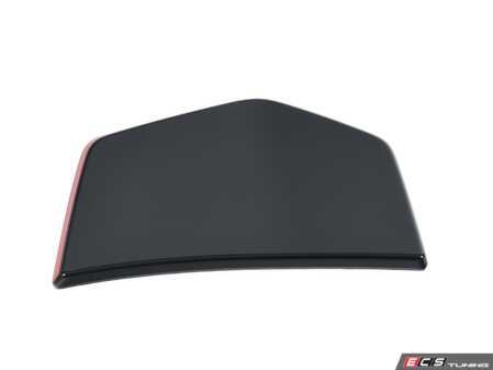 ES#4836035 - 51125B3A373 - JCW Rear Winglet Left  - Black and chili red winglet add ons to the rear side bumper of the JCW bumper - Genuine MINI - MINI