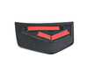 ES#4836035 - 51125B3A373 - JCW Rear Winglet Left  - Black and chili red winglet add ons to the rear side bumper of the JCW bumper - Genuine MINI - MINI