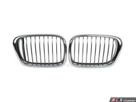 ES#5481909 - 51132497261KT - Kidney Grille - Left And Right - If you are looking to give your BMW a sharper, more menacing attitude, swapping out the front grilles is the single most impactful visual upgrade you can make. - Genuine BMW - BMW